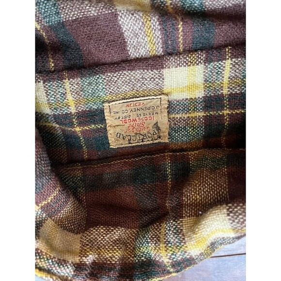Vintage 1920-30s Jc Penny Sportclad 100% Wool Flannl READ BELOW - Picture 3 of 10